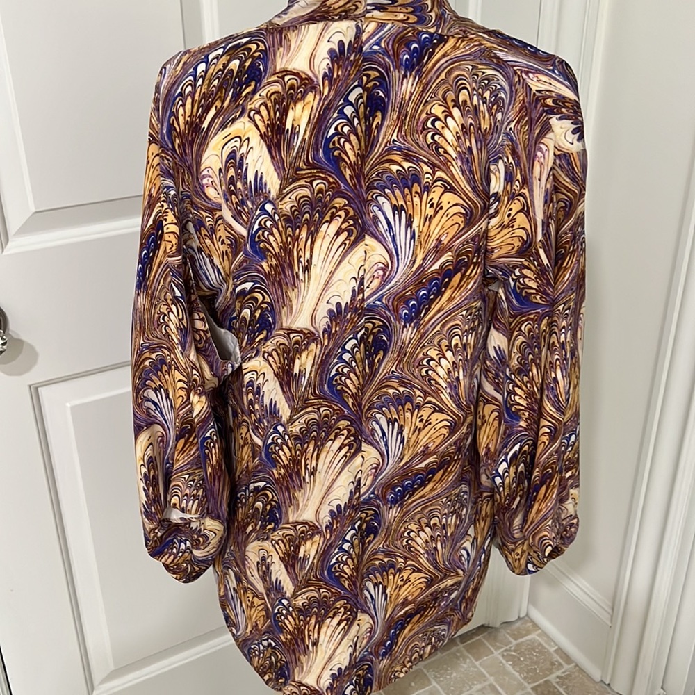 Vintage Winter Kate silk kimono - Picture 5 of 6